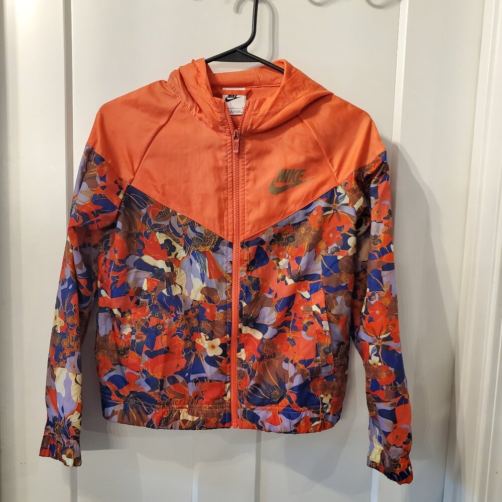 Nike Big Girl's Sportswear Windrunner Printed Jacket- Sz Large